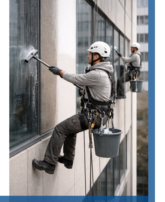 Мойка фасадов зданий в Кондопоге под ключ от 355 р. | ВЫСОТНИК-Кнп