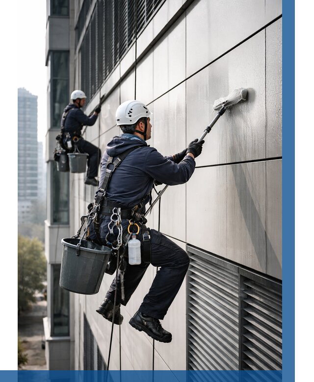 Мойка вентилируемого фасада в Кондопоге от 254 р. | ВЫСОТНИК-Кнп