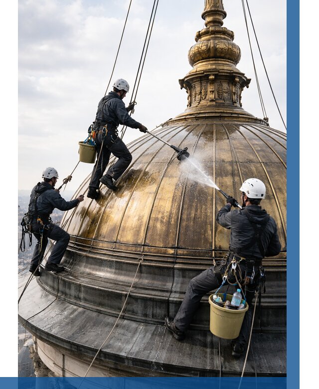 Мойка куполов и шпилей в Кондопоге от 8122 р. - заказать | ВЫСОТНИК-Кнп
