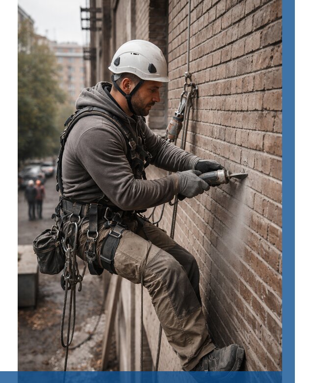 Расшивка кирпичных швов в Кондопоге от 609 р. | ВЫСОТНИК-Кнп