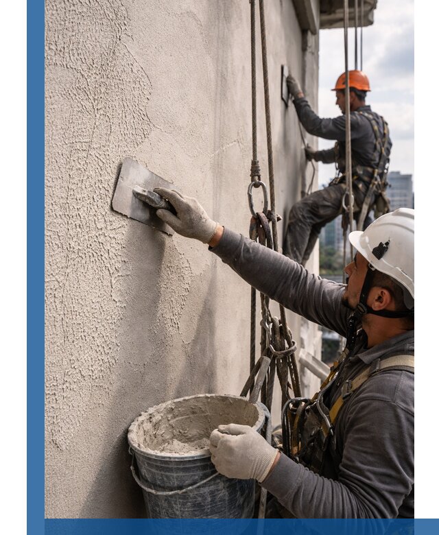 Декоративная штукатурка фасада с утеплением и защитой в Кондопоге