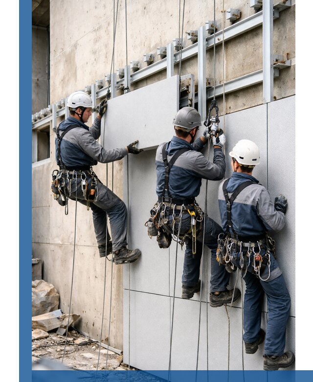 Монтаж вентилируемого фасада в Кондопоге под ключ с гарантией качества