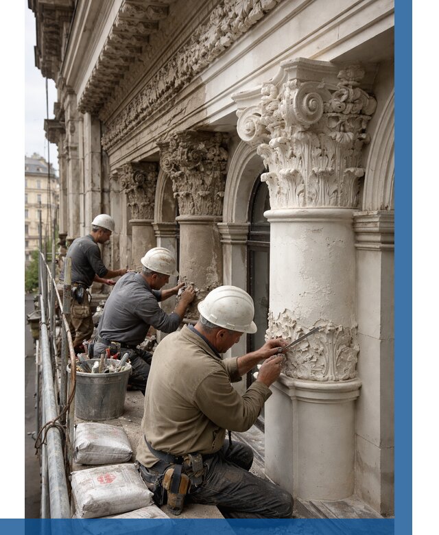 Реставрация фасадной лепнины в Кондопоге от 2538 р. | ВЫСОТНИК-Кнп