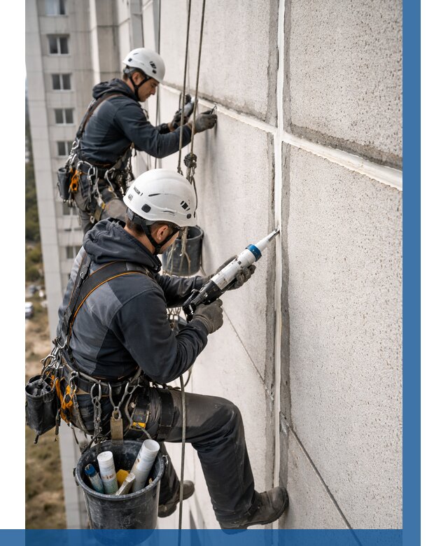 Герметизация межпанельных швов в Кондопоге от 711 р. | ВЫСОТНИК-Кнп