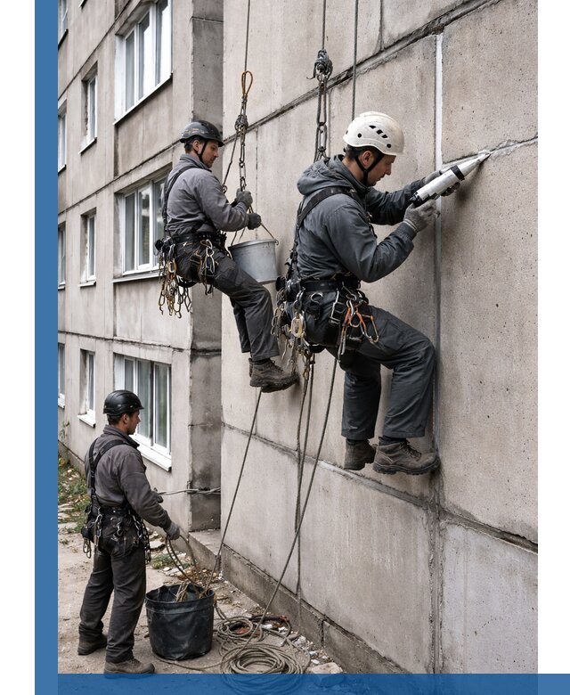 Герметизация межпанельных швов в Кондопоге с гарантией герметичности