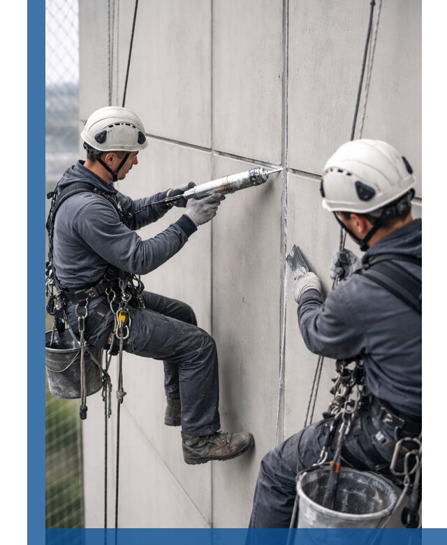 Первичная герметизация швов фасадов и кровель в Кондопоге