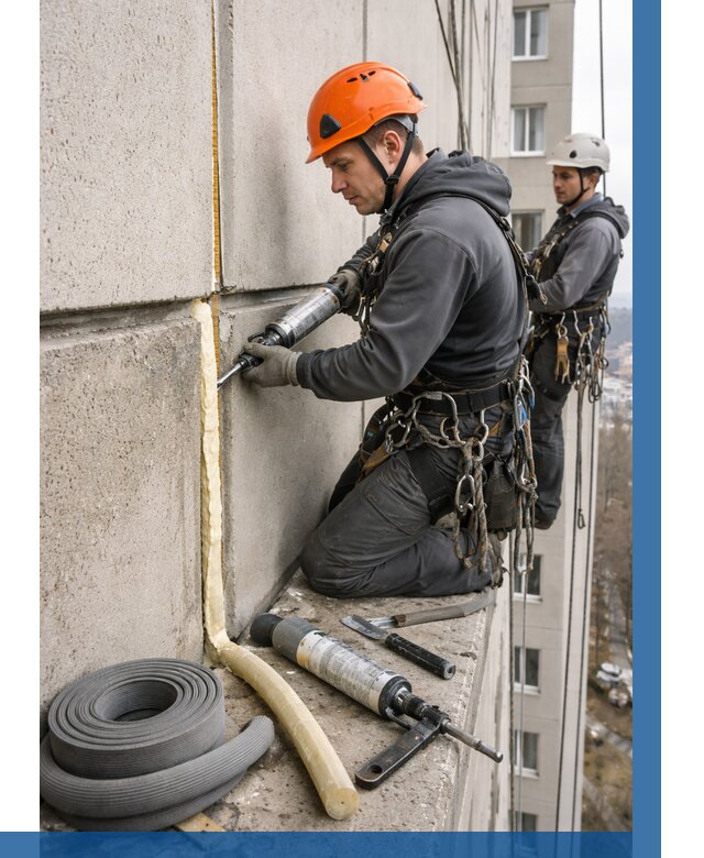 Теплый шов межпанельные швы в Кондопоге от 711 р. | ВЫСОТНИК-Кнп