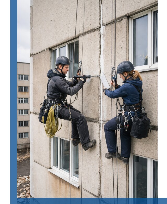 Герметизация межпанельных швов тёплым швом в Кондопоге