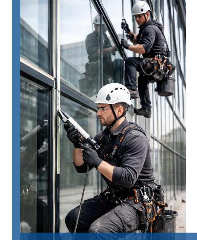 Герметизация витражных швов в Кондопоге для зданий и фасадов