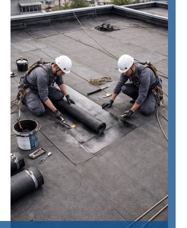 Ремонт мягкой кровли под ключ в Кондопоге от 711 р. | ВЫСОТНИК-Кнп