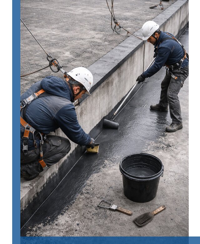 Гидроизоляция кровли жидкой резиной профессионально в Кондопоге