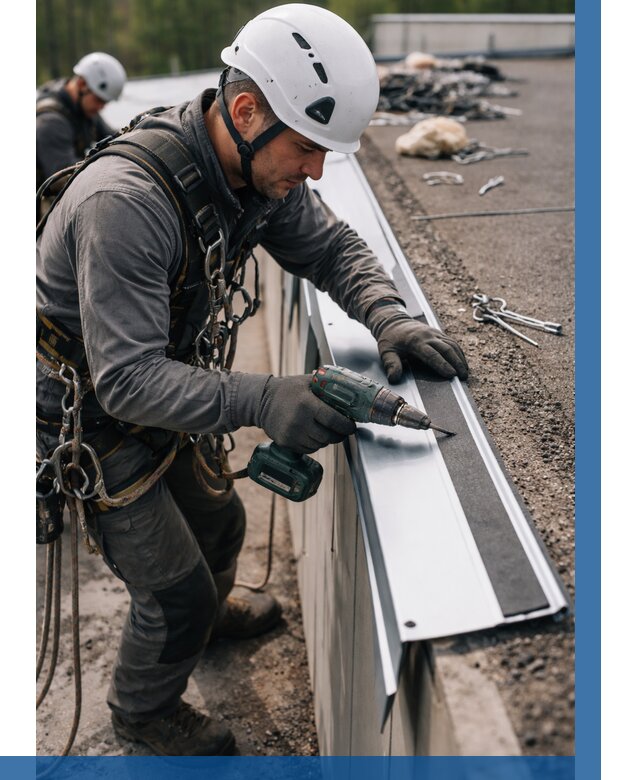 Монтаж капельника на кровле в Кондопоге от 305 р. | ВЫСОТНИК-Кнп