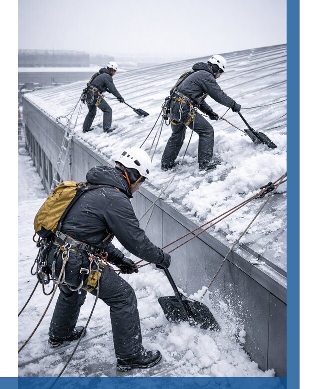 Очистка навесов от снега в Кондопоге от 4568 р. | ВЫСОТНИК-Кнп