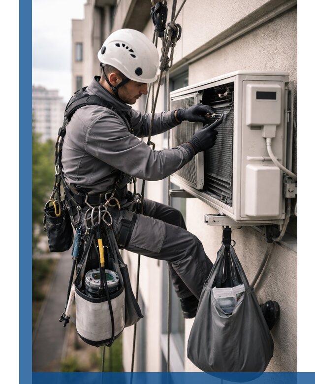 Обслуживание внешнего блока кондиционера в Кондопоге профессионально