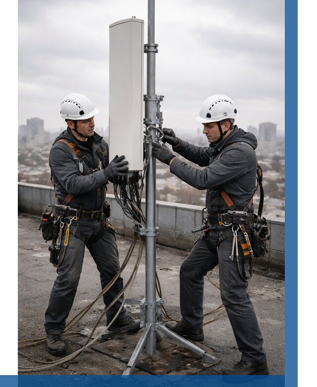 Монтаж антенн связи на крыше в Кондопоге от 8629 р. | ВЫСОТНИК-Кнп