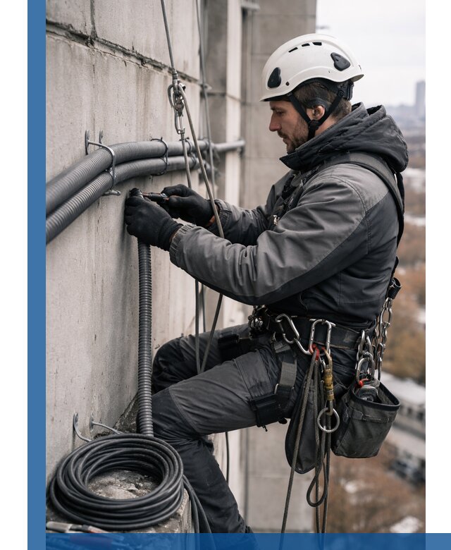 Профессиональный монтаж гофры для кабеля в Кондопоге с гарантией