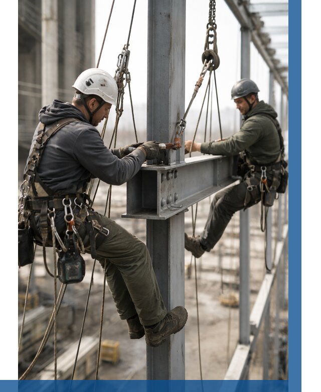 Монтаж металлоконструкций на высоте в Кондопоге от 3553 р. | ВЫСОТНИК-Кнп