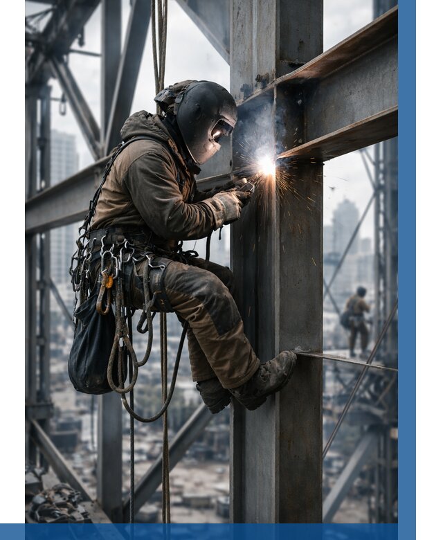 Высотные сварочные работы в Кондопоге от 3553 р. | ВЫСОТНИК-Кнп