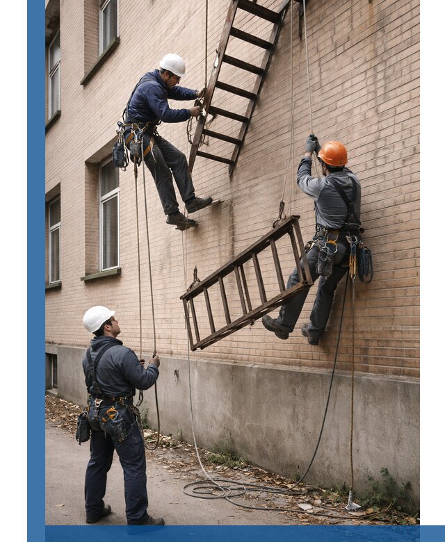 Демонтаж пожарной лестницы в Кондопоге быстро и безопасно