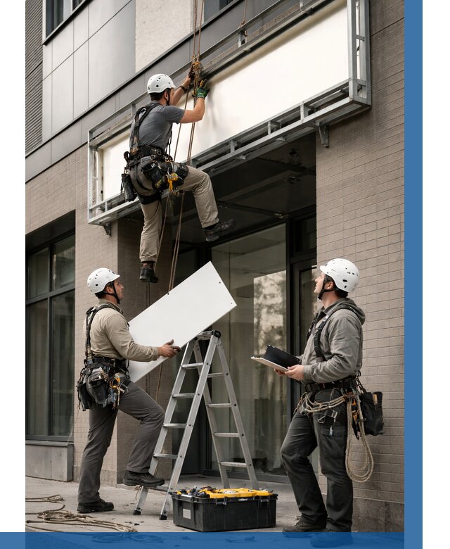 Монтаж светового короба в Кондопоге от 6599 р. | ВЫСОТНИК-Кнп