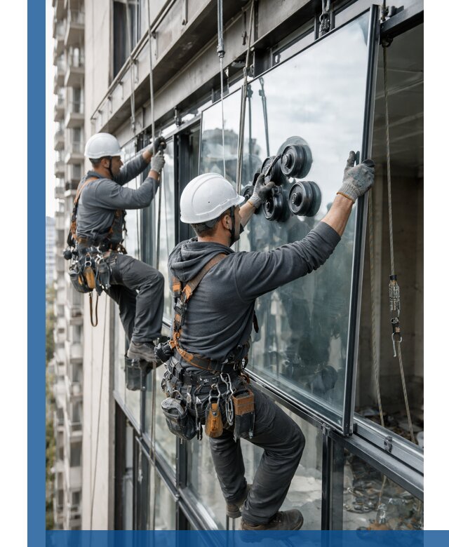 Витражное остекление фасадов и лоджий в Кондопоге под ключ