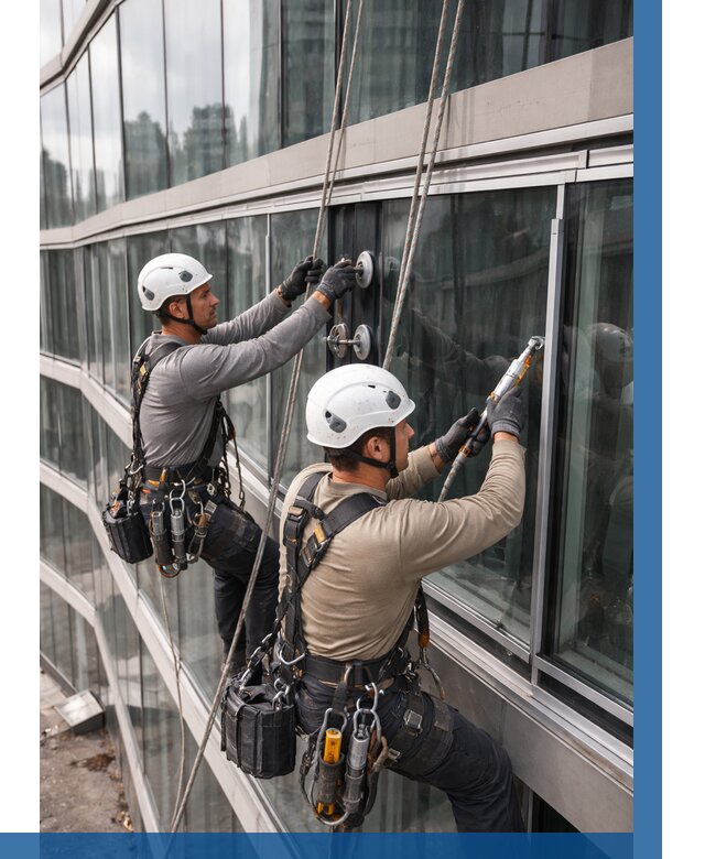 Радиусное остекление фасада в Кондопоге от 12182 р. | ВЫСОТНИК-Кнп