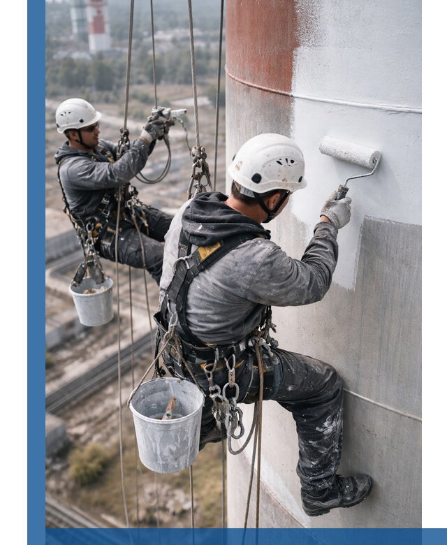 Покраска дымовых труб в Кондопоге: антикоррозийная защита и восстановление