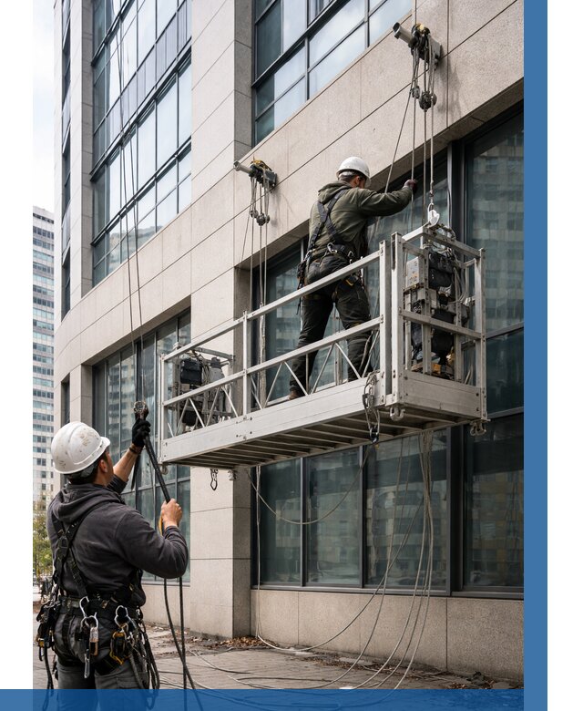 Монтаж и подъем фасадной люльки в Кондопоге от 12182 р. | ВЫСОТНИК-Кнп