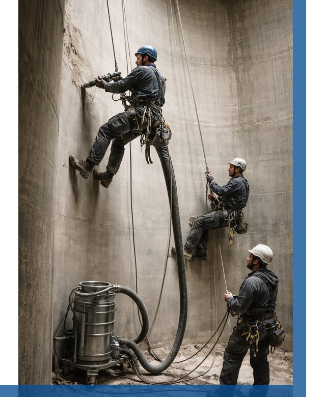 Зачистка силосов в Кондопоге от 4568 р. Договор и смета ВЫСОТНИК-Кнп