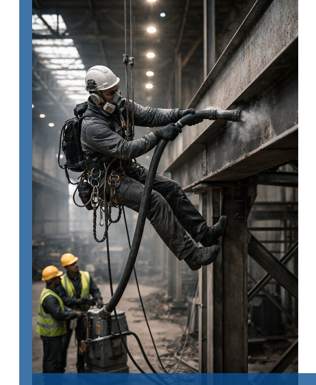 Обеспыливание конструкций в цехах промышленного производства в Кондопоге