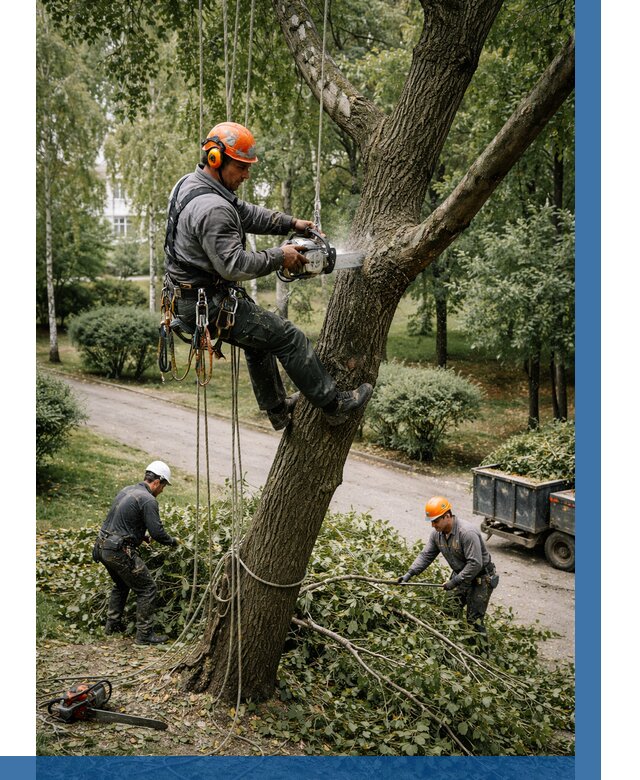 Кронирование деревьев в Кондопоге от 6599 р. | ВЫСОТНИК-Кнп