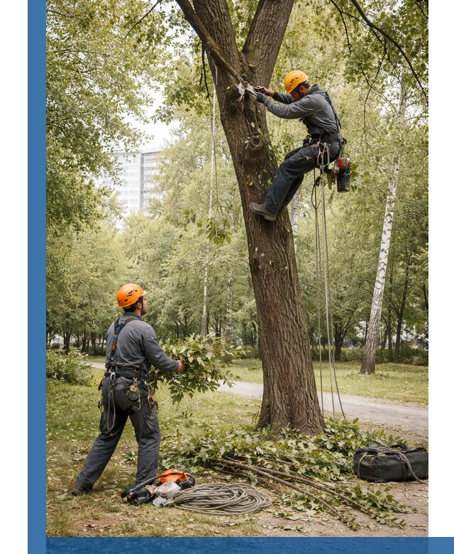 Санитарная обрезка деревьев в Кондопоге, профессионально и безопасно