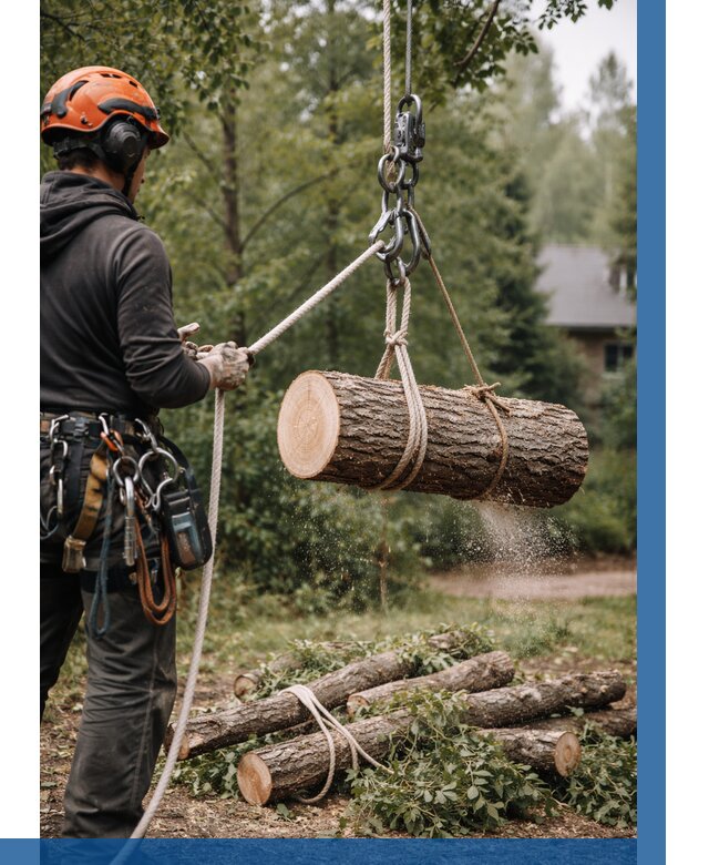 Валка деревьев частями в Кондопоге от 7614 р. | ВЫСОТНИК-Кнп