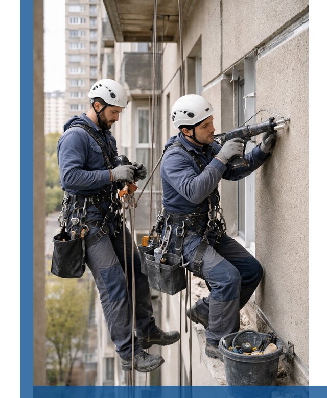 Промышленные альпинисты высотные работы и монтаж в Кондопоге